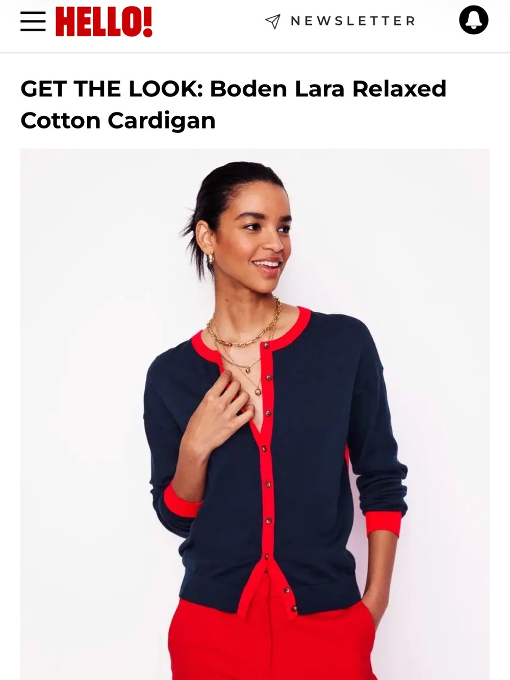 Boden Lara Relaxed Cotton Cardigan